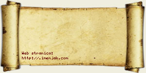 Anja Tomović vizit kartica